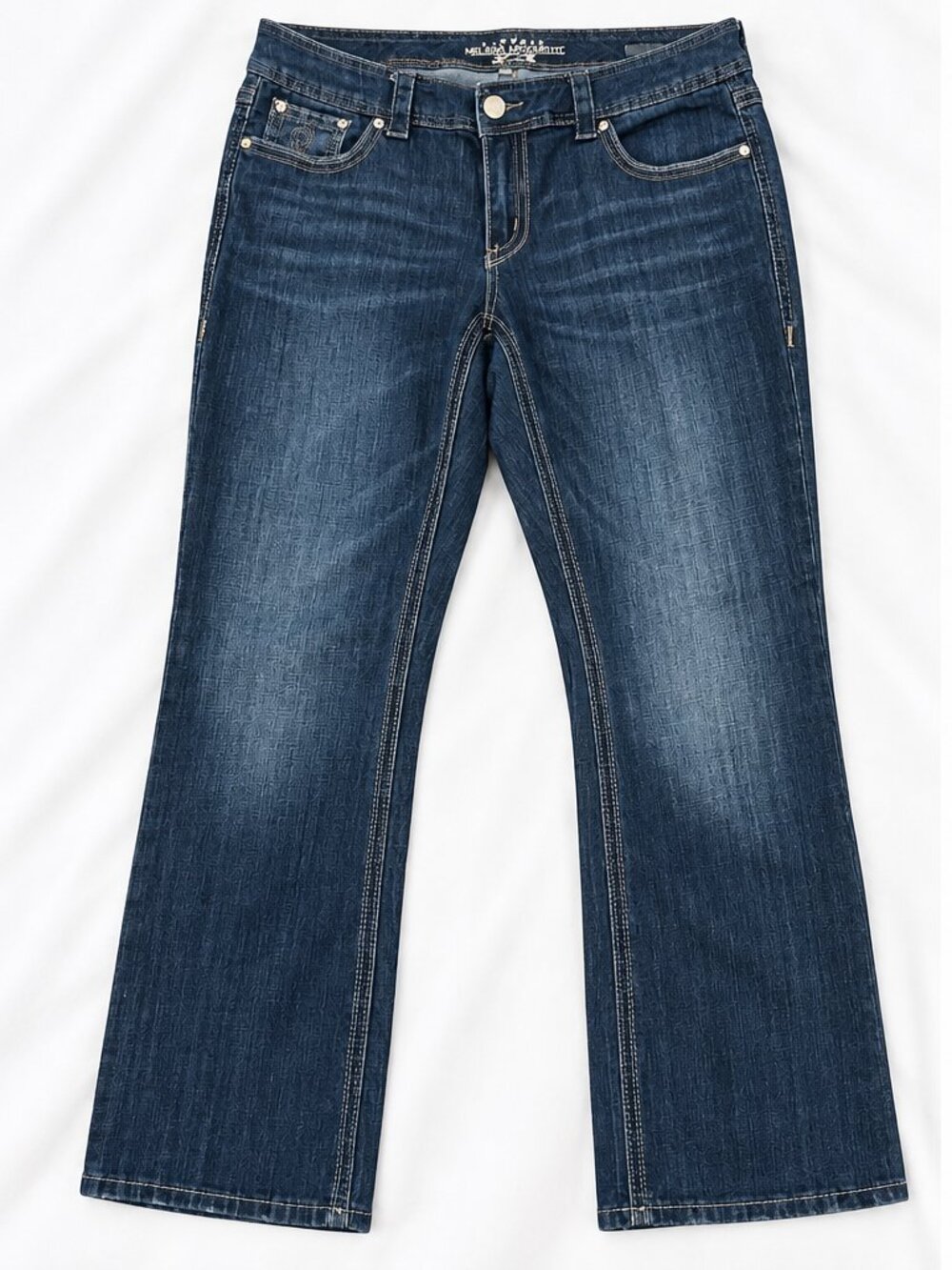 Melissa McCarthy Classic Dark Wash Bootcut Jeans Size 16
